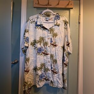 Tropical Print Women's Shirt